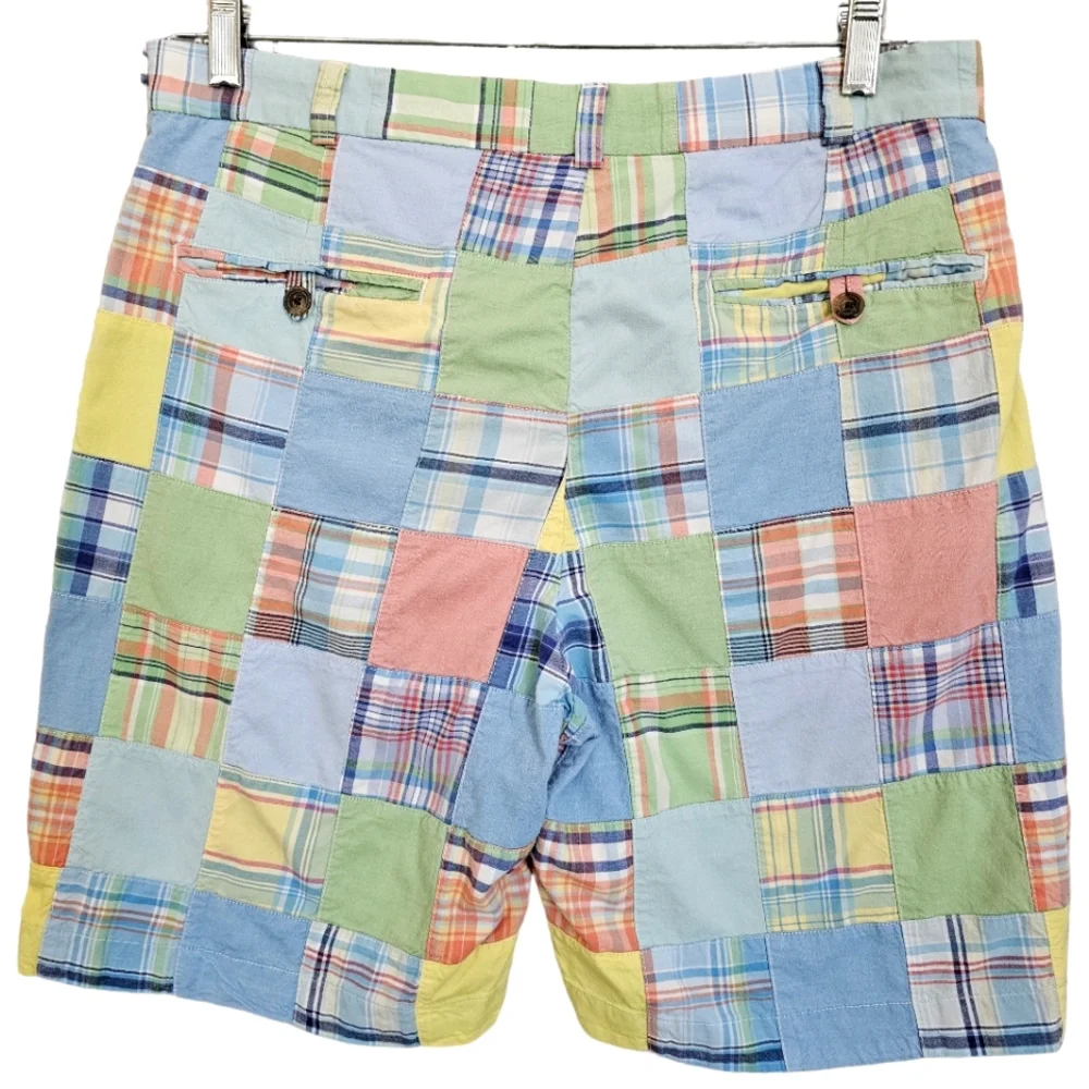Brooks Brothers Plaid Multicolor Cotton Shorts
